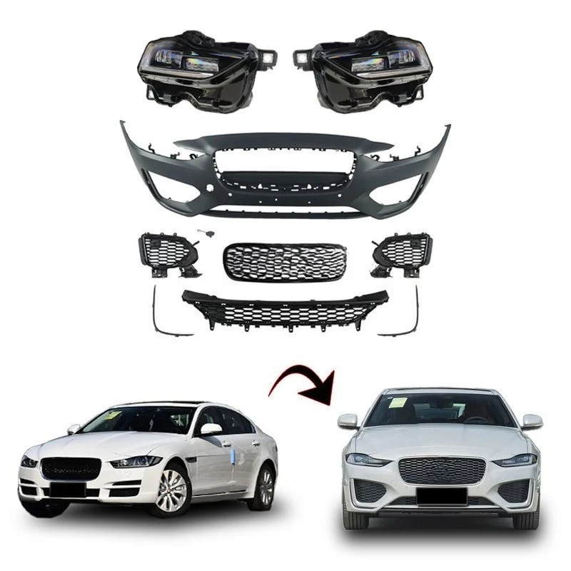 Model Kit Xe - 2015-2019年式XE新型フロントバンパーキット、純正バンパーのアップグレードおよび交換用