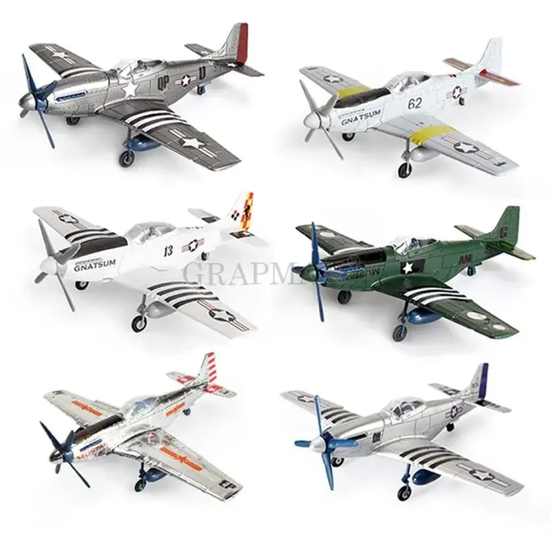 Model Kit Mustang - 1/48 4D マスタング戦闘機組み立てモデルアメリカ第二次世界大戦 P51 飛行機接着剤不使用色分離クイックインポーズ