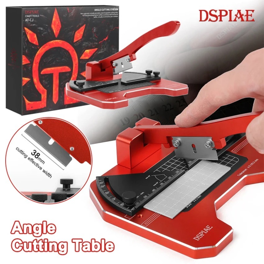 Model Kit Tools - DSPIAE AT-CJ 固定角切断テーブルステーションハンドツールセット精密作業アルミ合金ホビー DIY 改造モデルツール