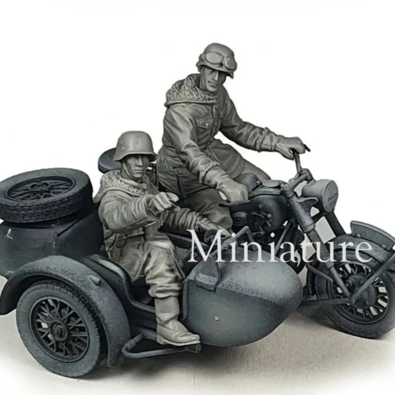 Model Kit Destroyer - 1/35 スケール レジンフィギュア組み立てモデルキット 電動歩兵 2 人歴史的趣味ミニチュア