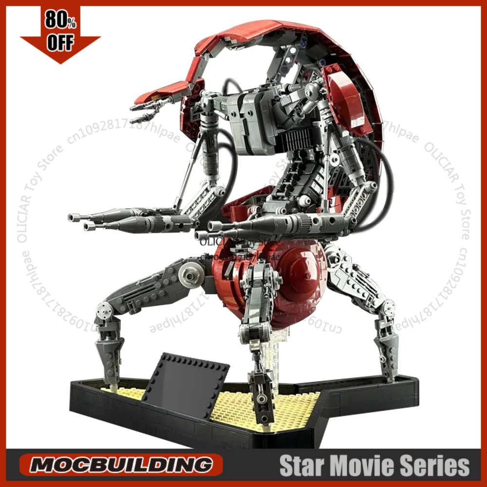 Model Kit Destroyer - 宇宙映画銀河デストロイヤー Moc マシンビルディングブロック-戦闘ロボットモデルキット SF 防衛技術レンガおもちゃクリスマスギフト