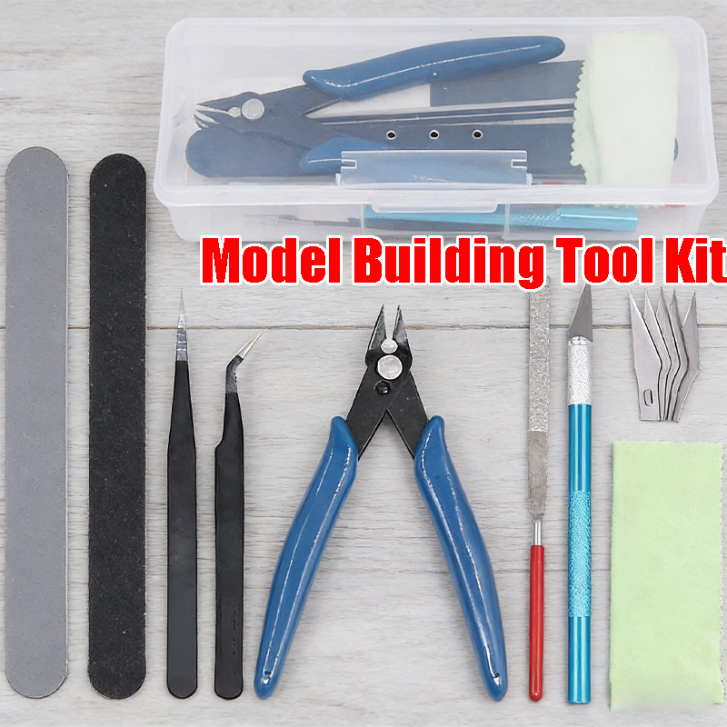 Model Kit Tools - ガンプラ模型製作のための必須ツールキット、プロ仕様の材料を使用した完全な組み立てツール