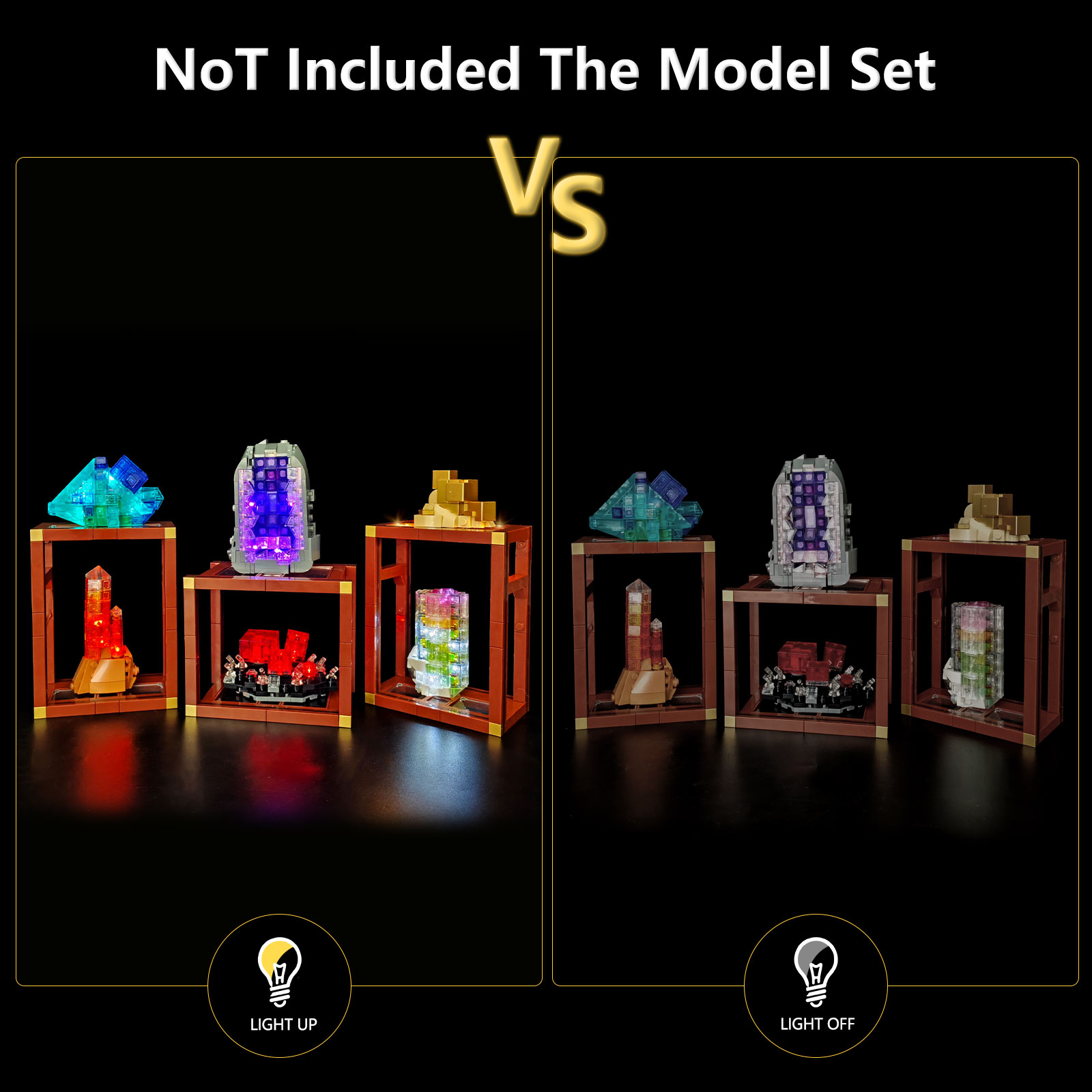 LYBMTWF LED 照明キットはレゴ 21362 ミネラ - Model Kit Chemistry のレビューと価格