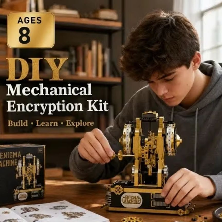 エニグママシン ビルディングブロックセット レトロ機械組み立 - Model Kit Chemistry のレビューと価格