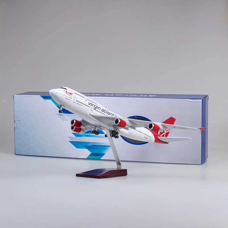 47cm バージン・アトランティック B747 飛行機模型  - Model Kit Medabots のレビューと価格