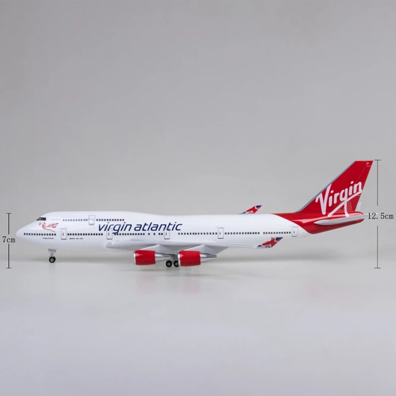 47cm バージン・アトランティック B747 飛行機模型  - Model Kit Medabots のレビューと価格