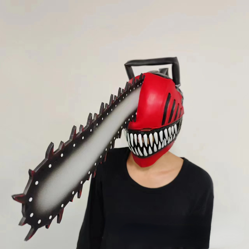 アニメチェーンソーマンコスプレヘルメットポチタマスク悪魔ラテ - Model Kit Chainsaw Man のレビューと価格