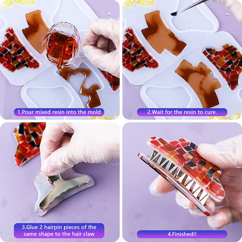 ヘアクロークリップ,シリコンモールド,幾何学的形状,エポキシ - Model Kit Varnish のレビューと価格