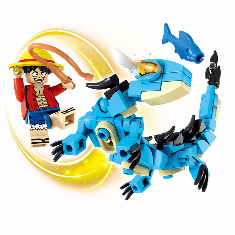 8in1 ワンピースビルディングブロックブルードラゴンカイド - Model Kit Chemistry のレビューと価格