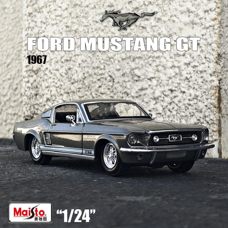 Maisto 1:24 1967 フォード マスタング GT - Model Kit Mustang のレビューと価格