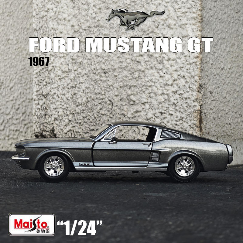 Maisto 1:24 1967 フォード マスタング GT - Model Kit Mustang のレビューと価格