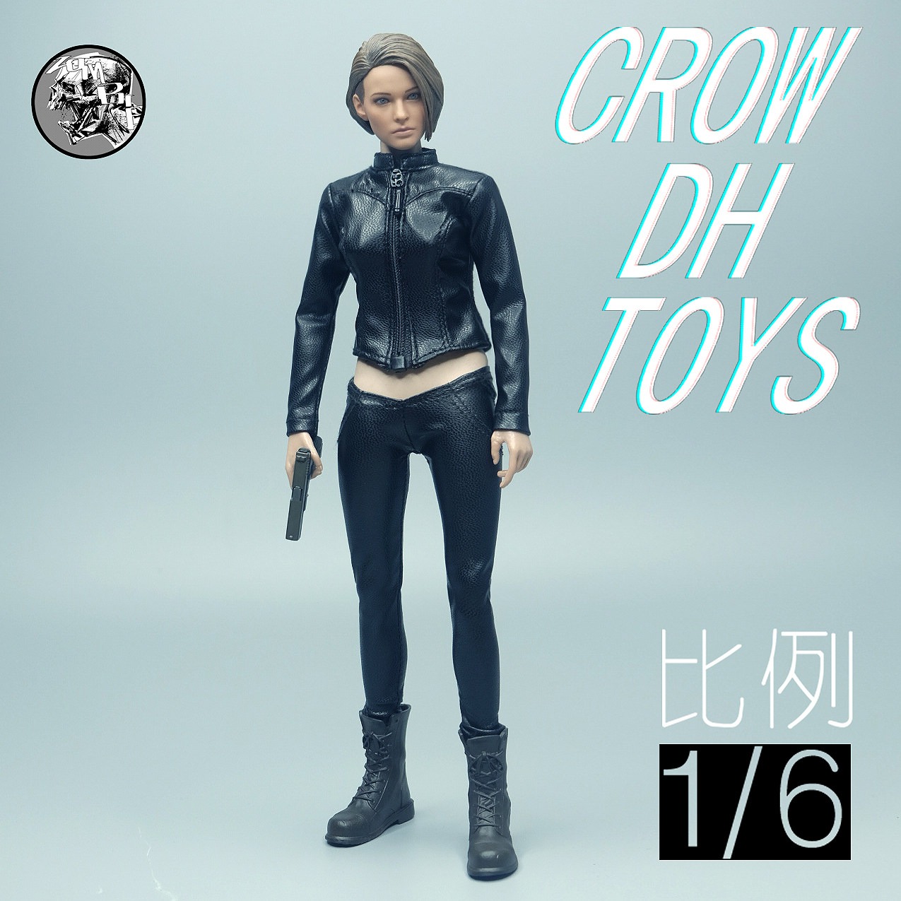 1/6 スケール女性人形黒革コートタイトストレッチトップコー - Model Kit Varnish のレビューと価格