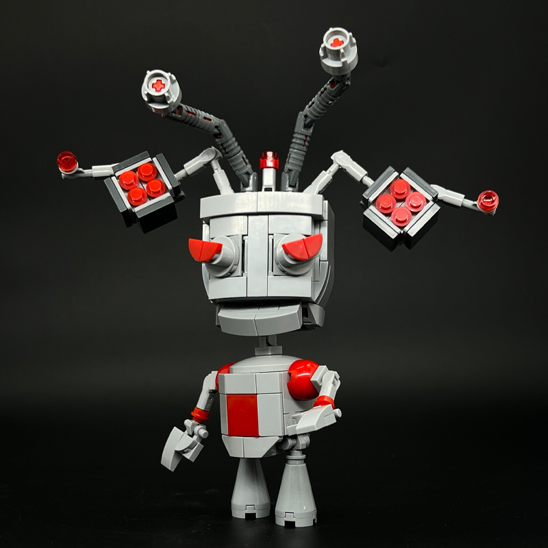 エイリアンロボット犬クリエイティブモデルビルディングブロック - Model Kit Ikaruga のレビューと価格